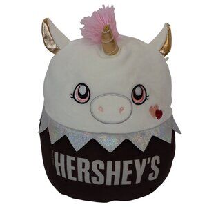 Squishmallows Hersheys Sofia Unicorn Gold Horn Plush Toy Valentines Day 10 Inch